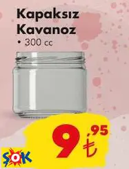KAPAKSIZ KAVANOZ 300 CC